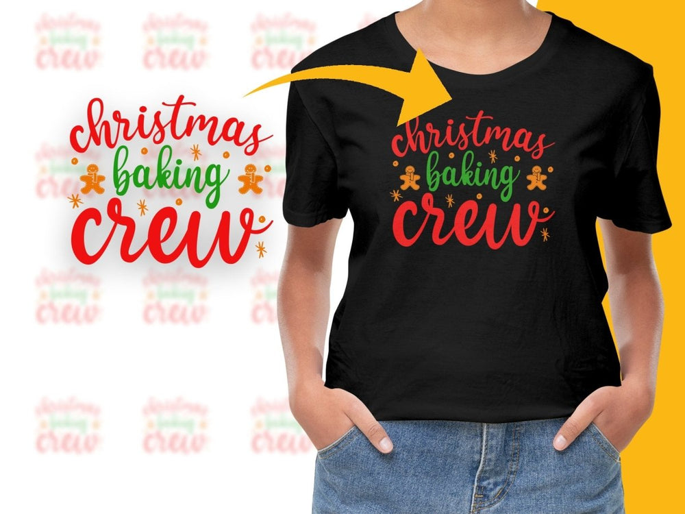 Christmas Baking Crew Funny Festive Holiday PNG File - Teepew