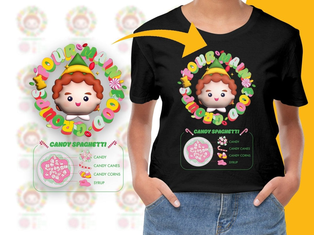 Christmas Buddy Main Food Group Tour PNG File - Teepew