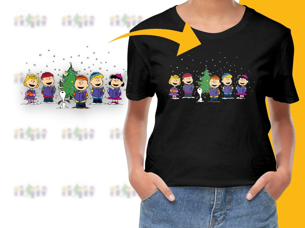 Christmas Caroling with Charlie Brown PNG File - Teepew
