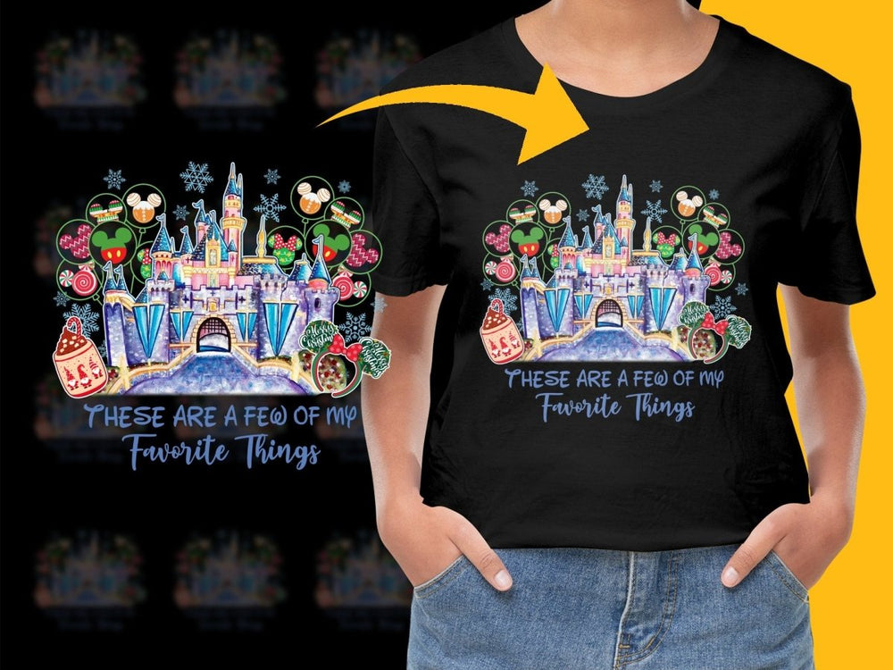 Christmas Castle and Favorite Things Themed PNG File - Teepew