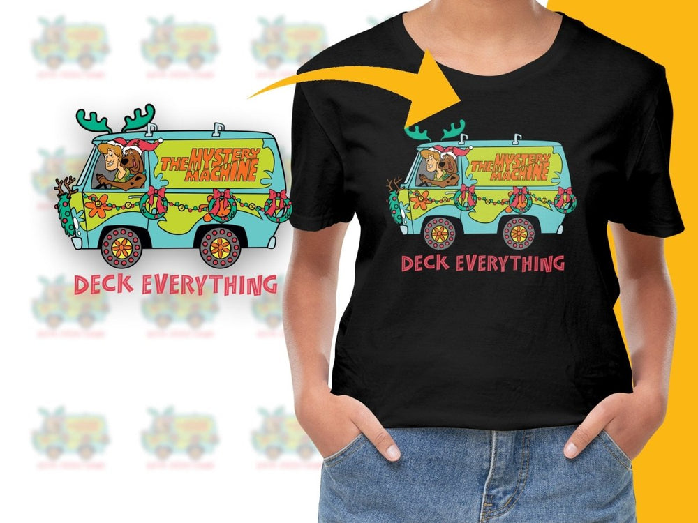 Christmas Deck Everything Scooby - Doo The Mystery Machine PNG File - Teepew