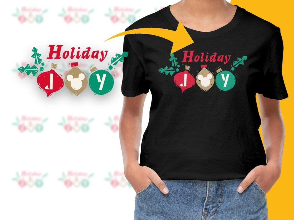 Christmas Disney Mickey Joy Holiday Festive PNG File - Teepew