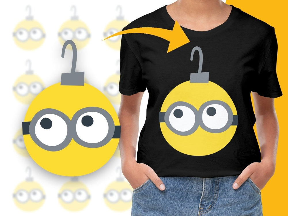 Christmas Minion Graphic Casual PNG File - Teepew