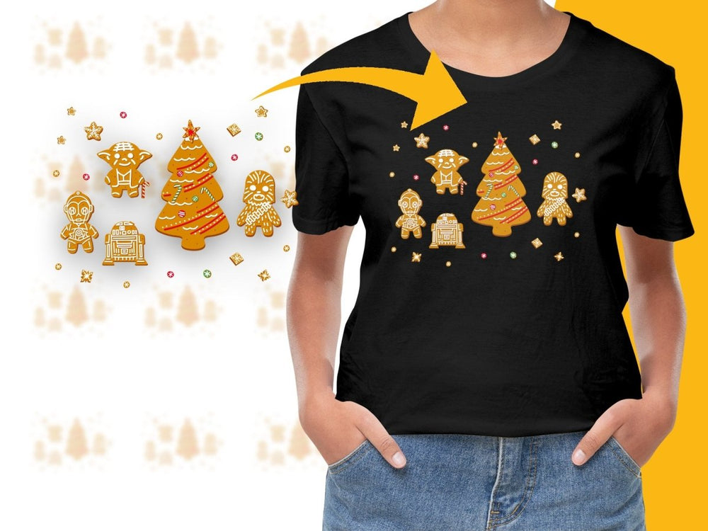 Christmas Star Wars Characters and Tree PNG File - Teepew