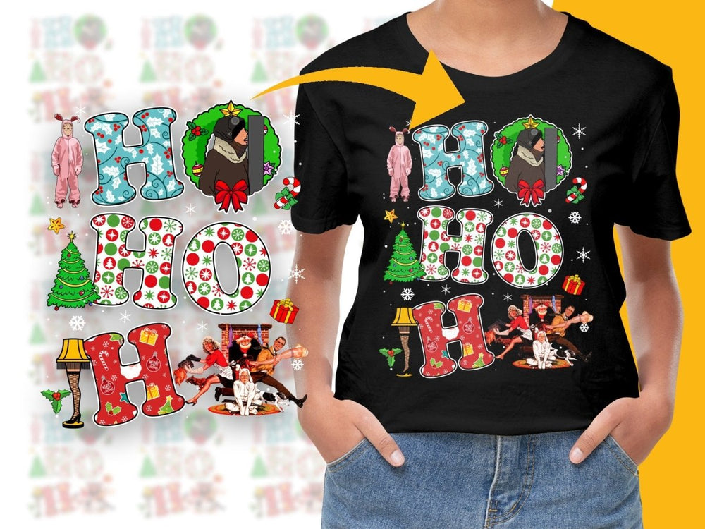 Christmas Story and Friends Festive HO HO HO PNG File - Teepew