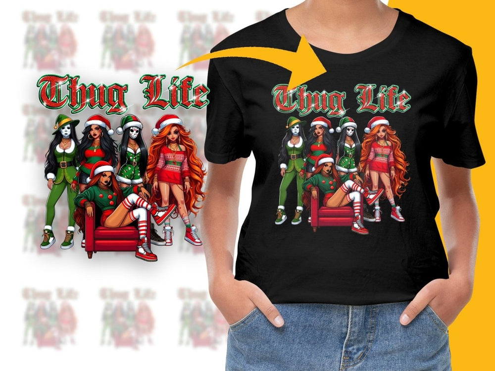 Christmas Thug Life Stylish Festive Crew PNG File - Teepew