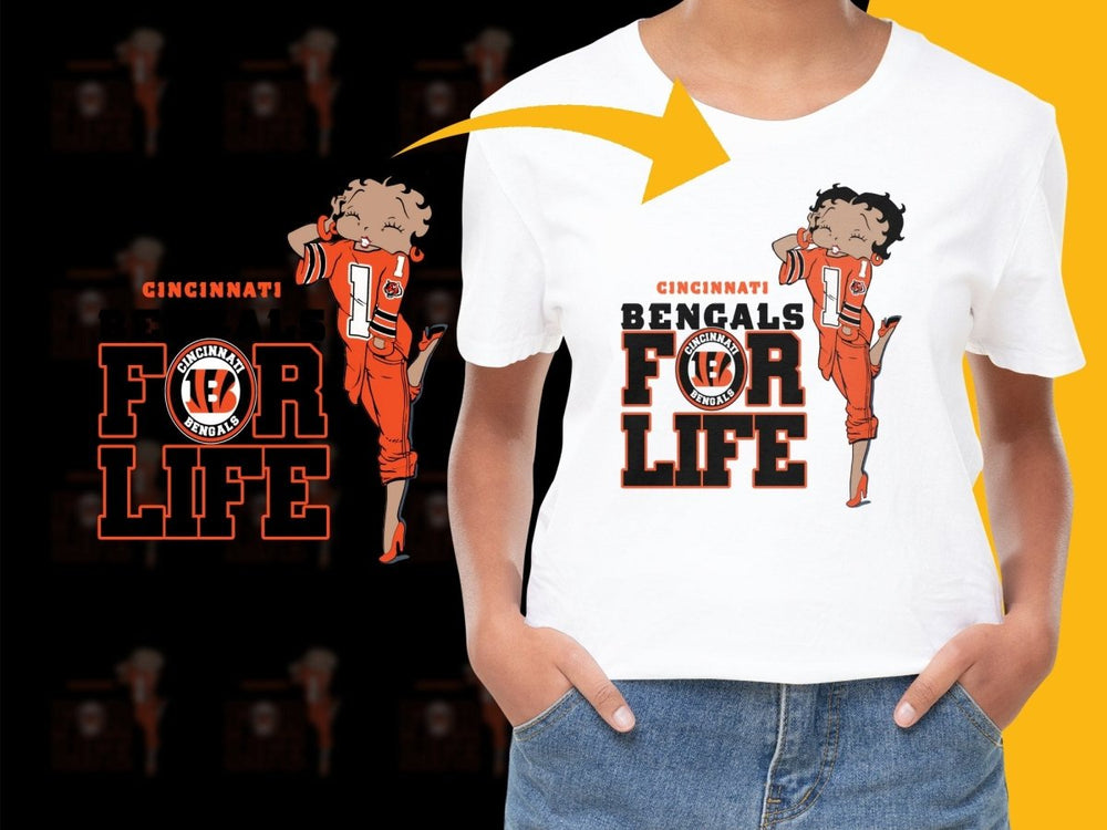 Cincinnati Bengals For Life Graphic PNG File - Teepew