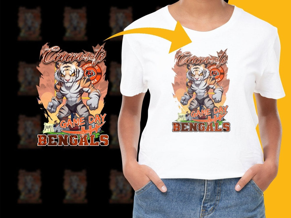 Cincinnati Bengals Game Day Graphic PNG File - Teepew