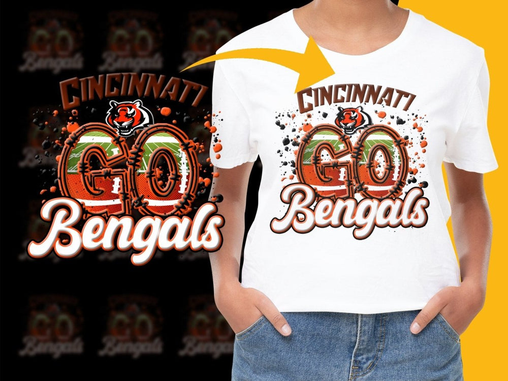 Cincinnati Bengals Go Bengals Graphic PNG File - Teepew
