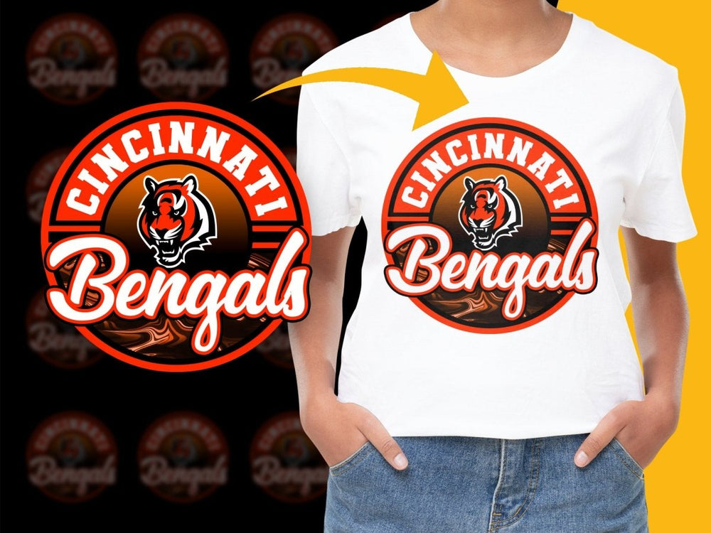 Cincinnati Bengals Graphic Logo PNG File - Teepew