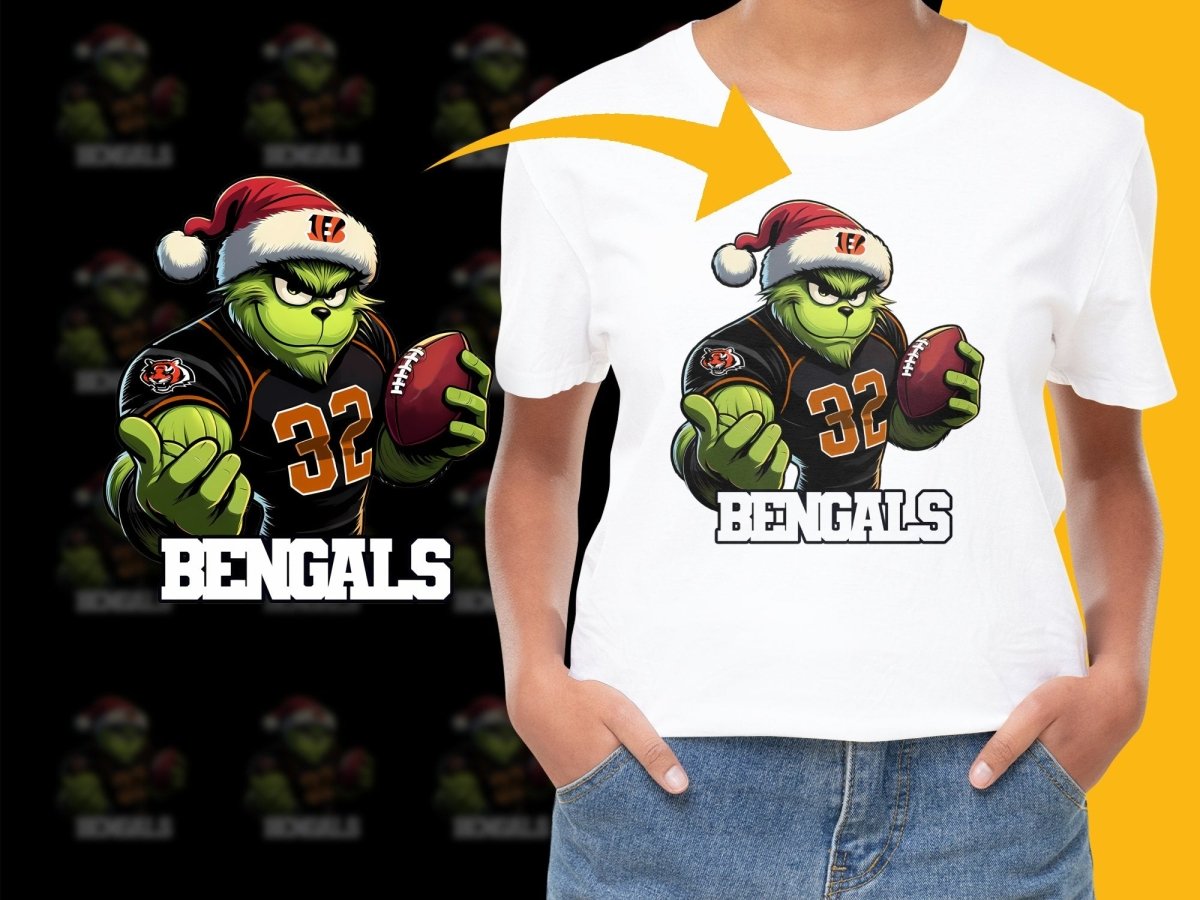 Cincinnati Bengals Grinch Christmas NFL PNG File - Teepew