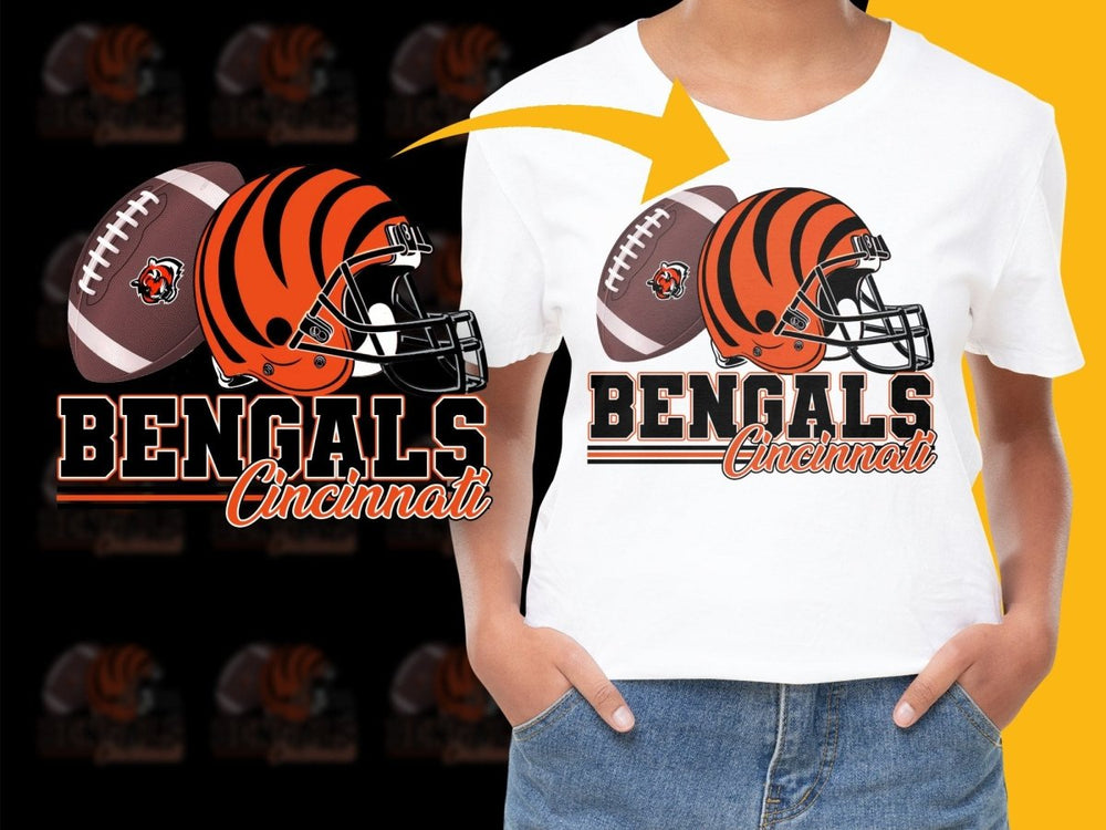 Cincinnati Bengals Png Digital Download for NFL FansPng Digital Download - Teepew
