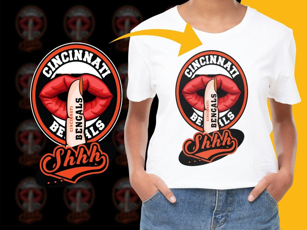 Cincinnati Bengals Shhh Graphic PNG File - Teepew