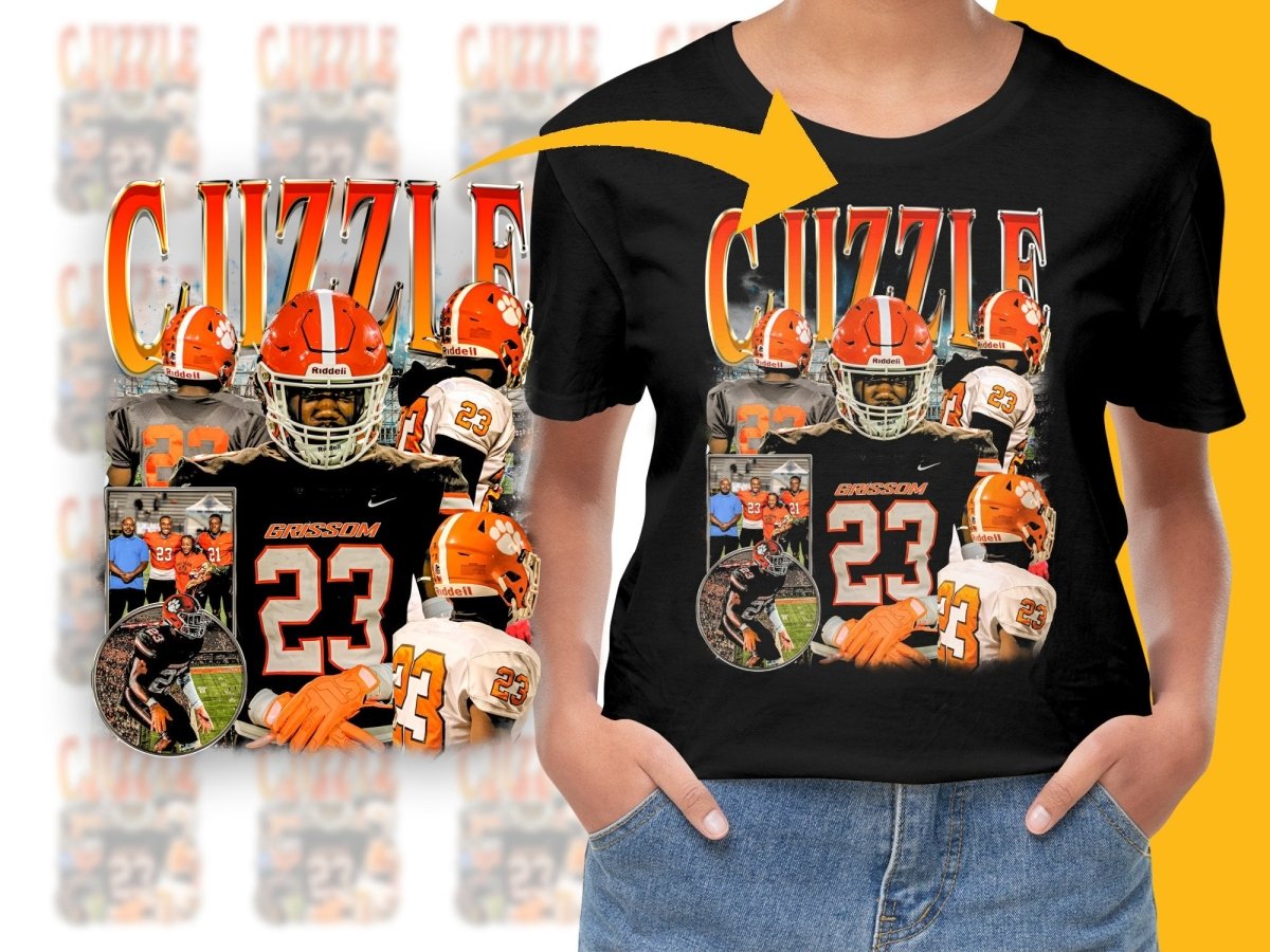 Cizzle Geneo Grissom Football Player Bootleg PNG File - Teepew