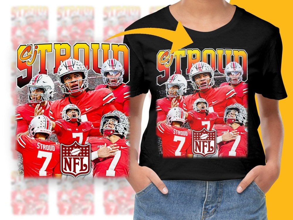 CJ Stroud NFL Bootleg Custom PNG File - Teepew