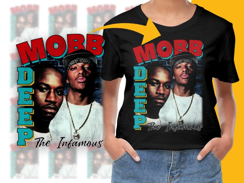 Classic 90s Hip Hop Mobb Deep The Infamous PNG File - Teepew