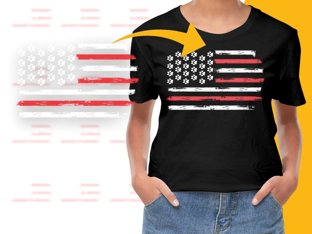 Classic American Flag Inspired PNG File - Teepew