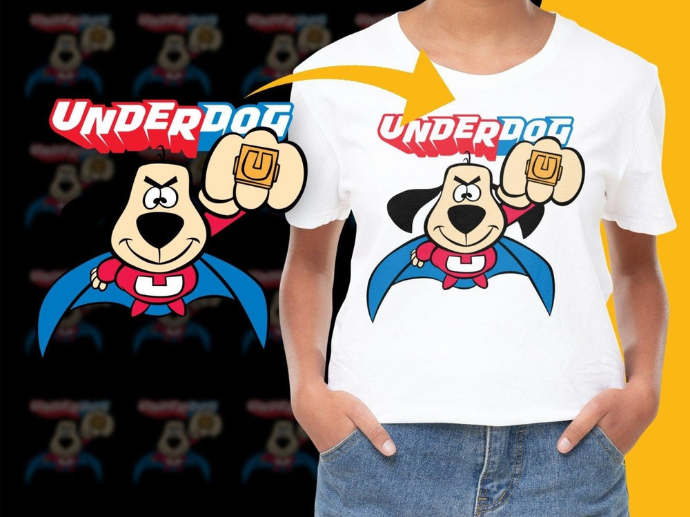 Classic Underdog Character Flying Graphic PNG File - Teepew