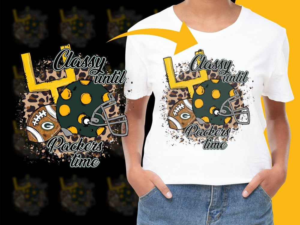Classy Until Packers Time Green Bay Football PNG File - Teepew