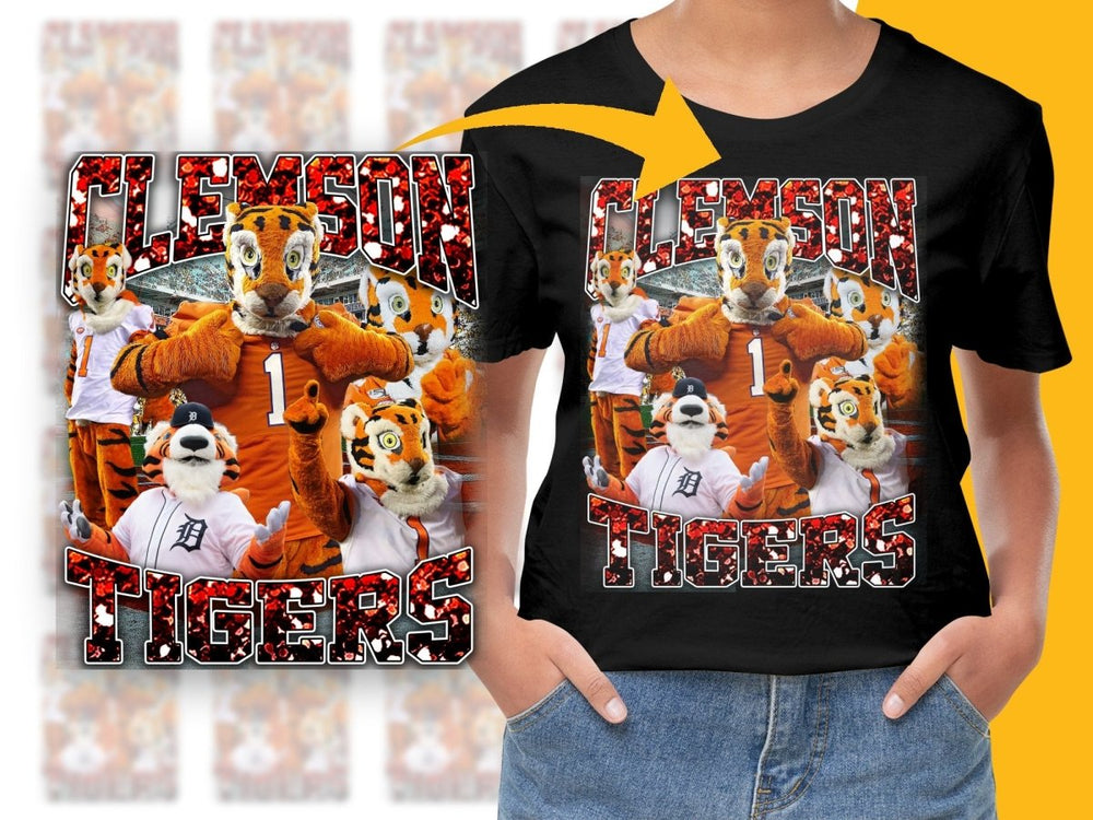 Clemson Tigers Mascot Group PNG File - Teepew