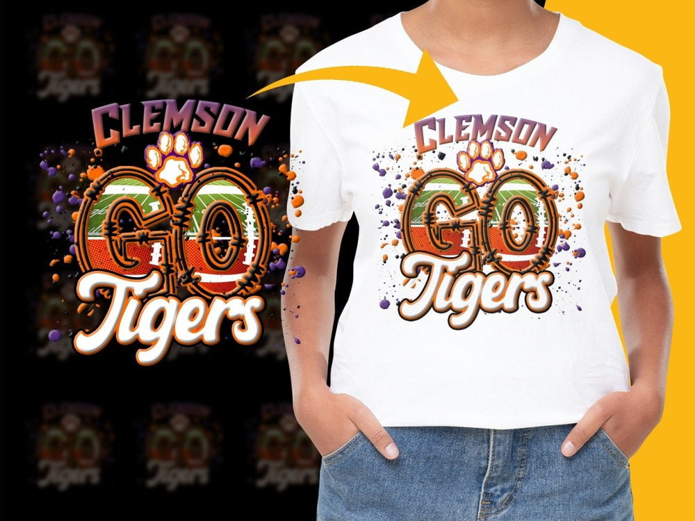 Clemson Tigers NCAA College PNG File - Teepew