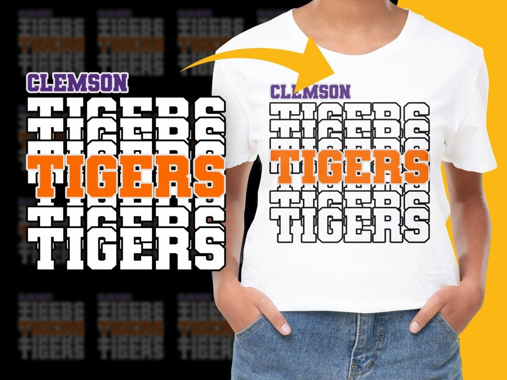 Clemson Tigers NCAA College PNG File - Teepew