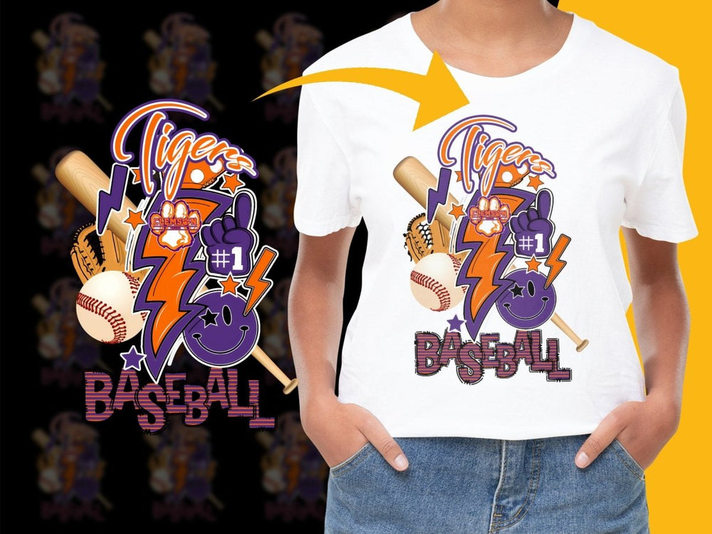 Clemson Tigers NCAA College PNG File - Teepew