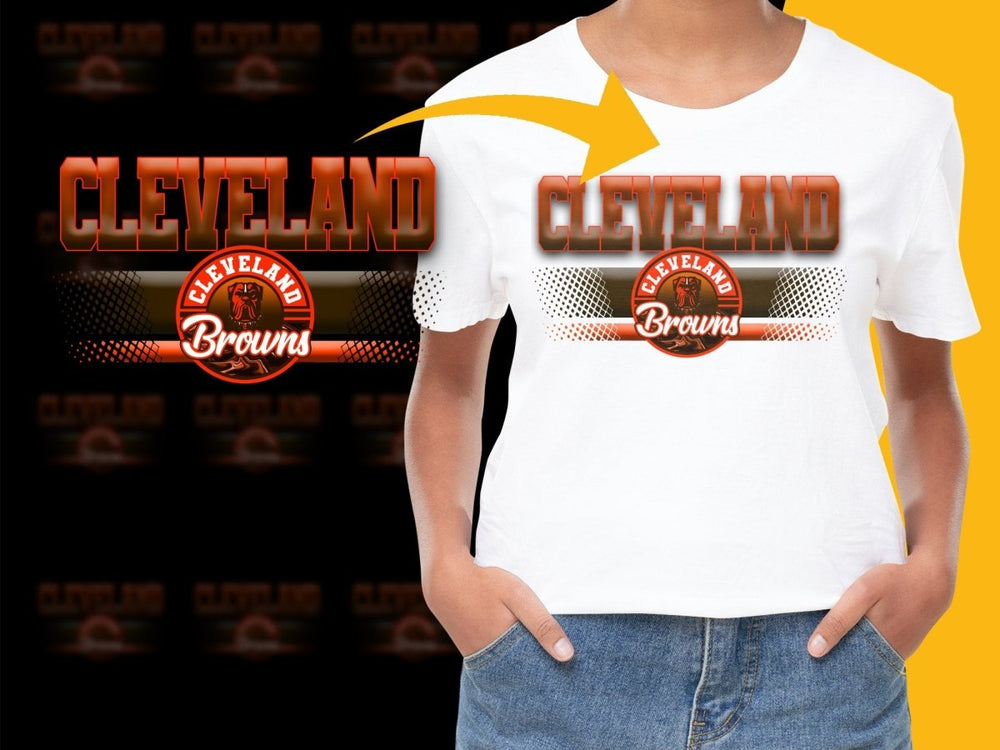 Cleveland Browns Graphic Print Fan PNG File - Teepew