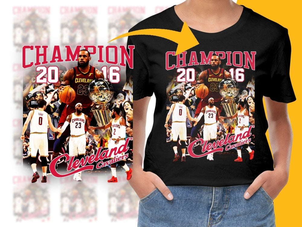 Cleveland Cavaliers 2016 Champion Celebration Basketball Team Bootleg PNG File - Teepew
