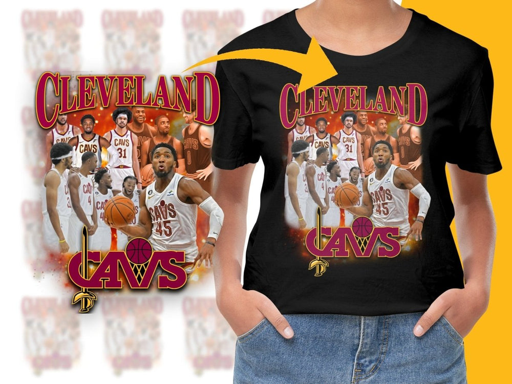 Cleveland Cavaliers Basketball Team Bootleg PNG File - Teepew
