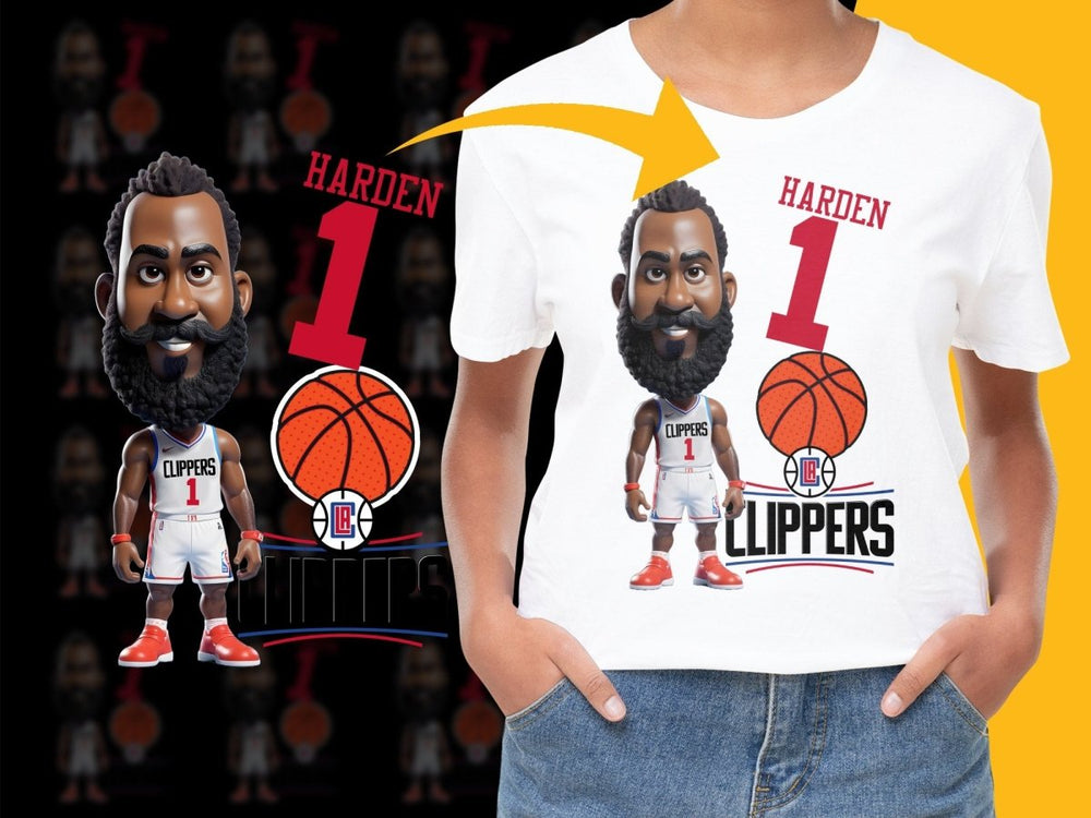 Clippers Harden 1 Basketball PNG File - Teepew