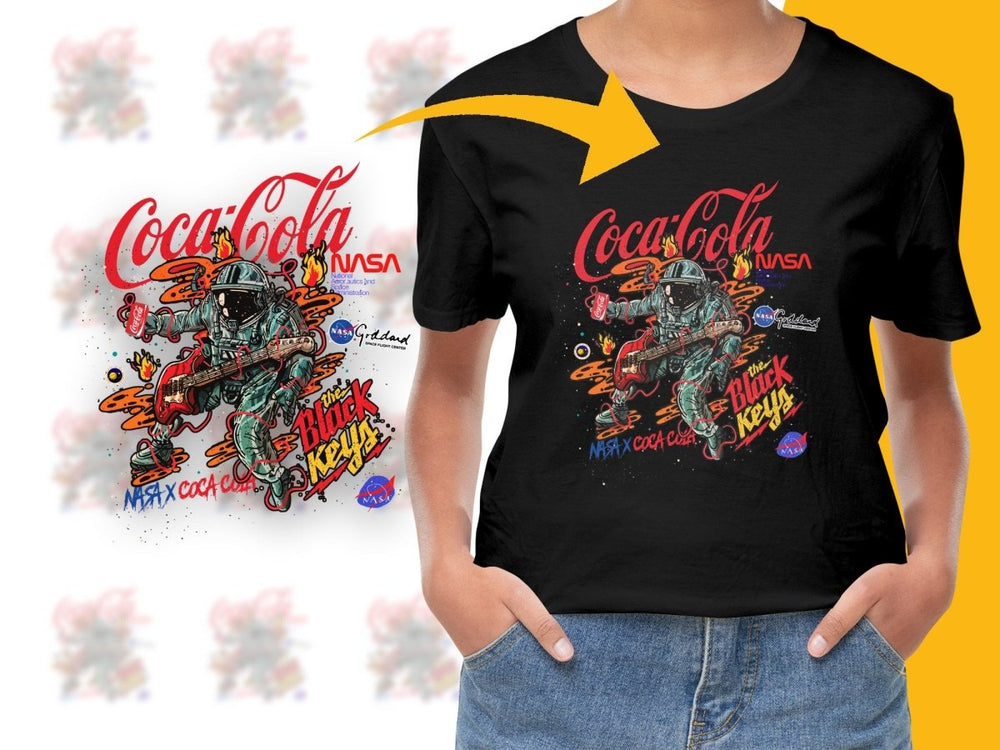 Coca - Cola NASA The Black Keys Graphic PNG File - Teepew