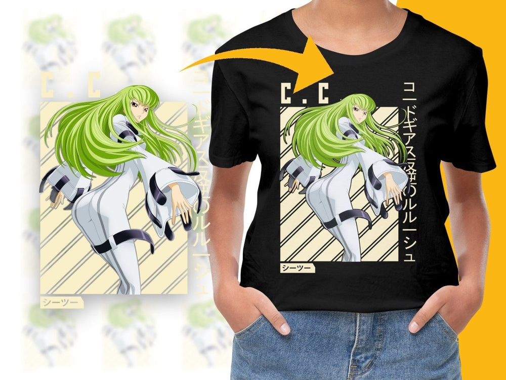Code Geass C.C Anime Character PNG Digital - Teepew
