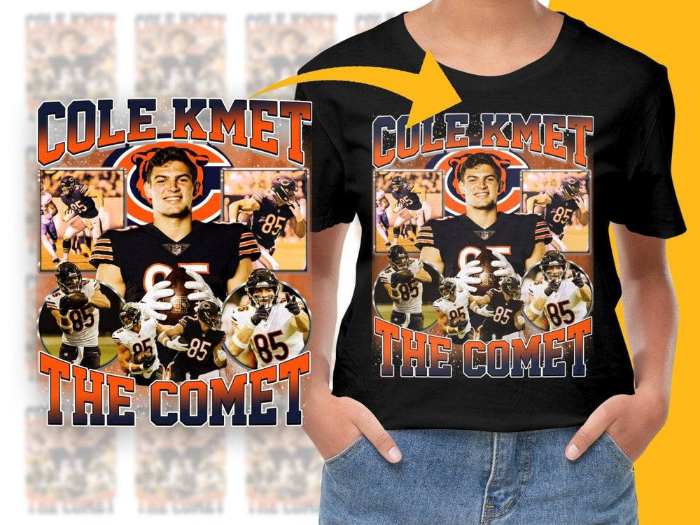 Cole Kmet The Comet Sports PNG File - Teepew