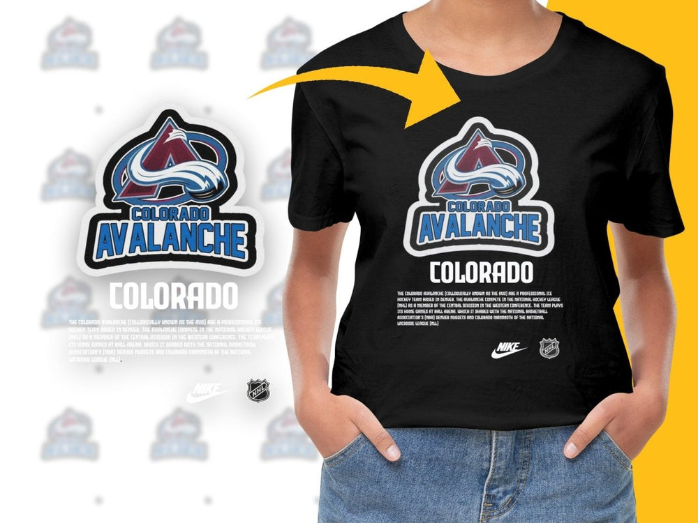 Colorado Avalanche Logo Graphic Print PNG File - Teepew