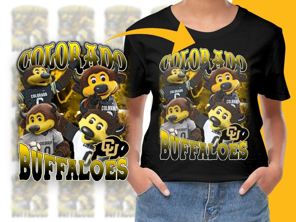 Colorado Buffalos Mascot Bootleg PNG File - Teepew
