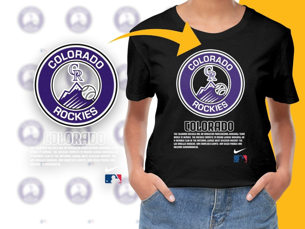 Colorado Rockies Logo Sports Fan Apparel PNG File - Teepew