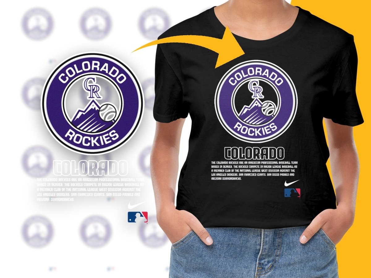 Colorado Rockies Logo Sports Fan Apparel PNG File - Teepew