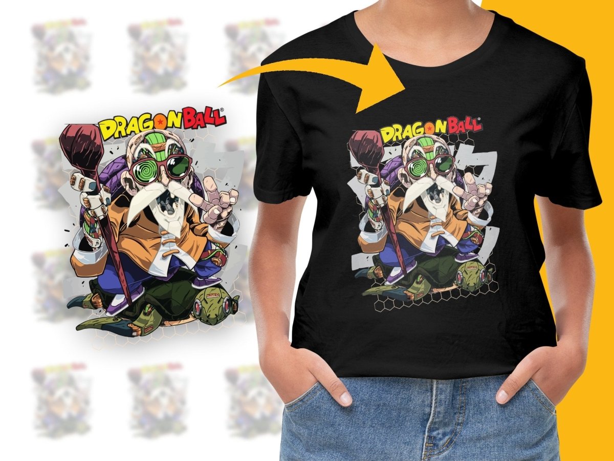 Colorful Dragon Ball Inspired PNG File Featuring Character - Teepew