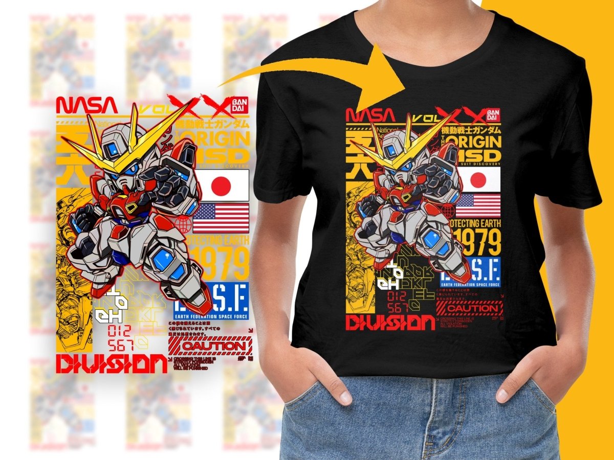 Colorful Gundam Protecting Earth PNG File - Teepew