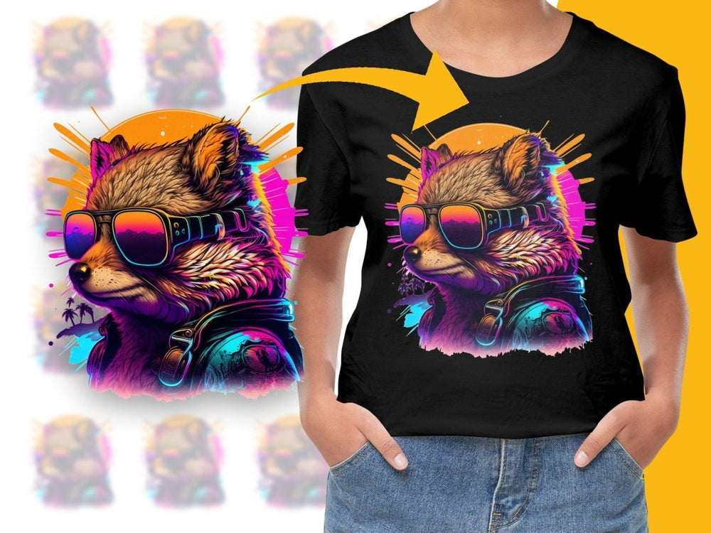 Colorful Stylish Japanese Shiba Inu Art PNG File - Teepew