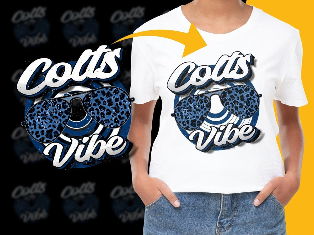 Colts Vibe Graphic Print NFL Fan PNG File - Teepew