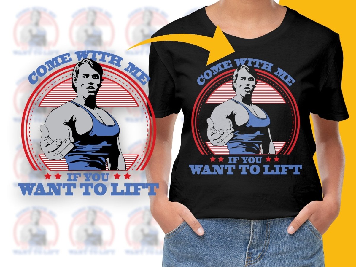 Come With Me If You Want To Lift Gym Fitness PNG File - Teepew