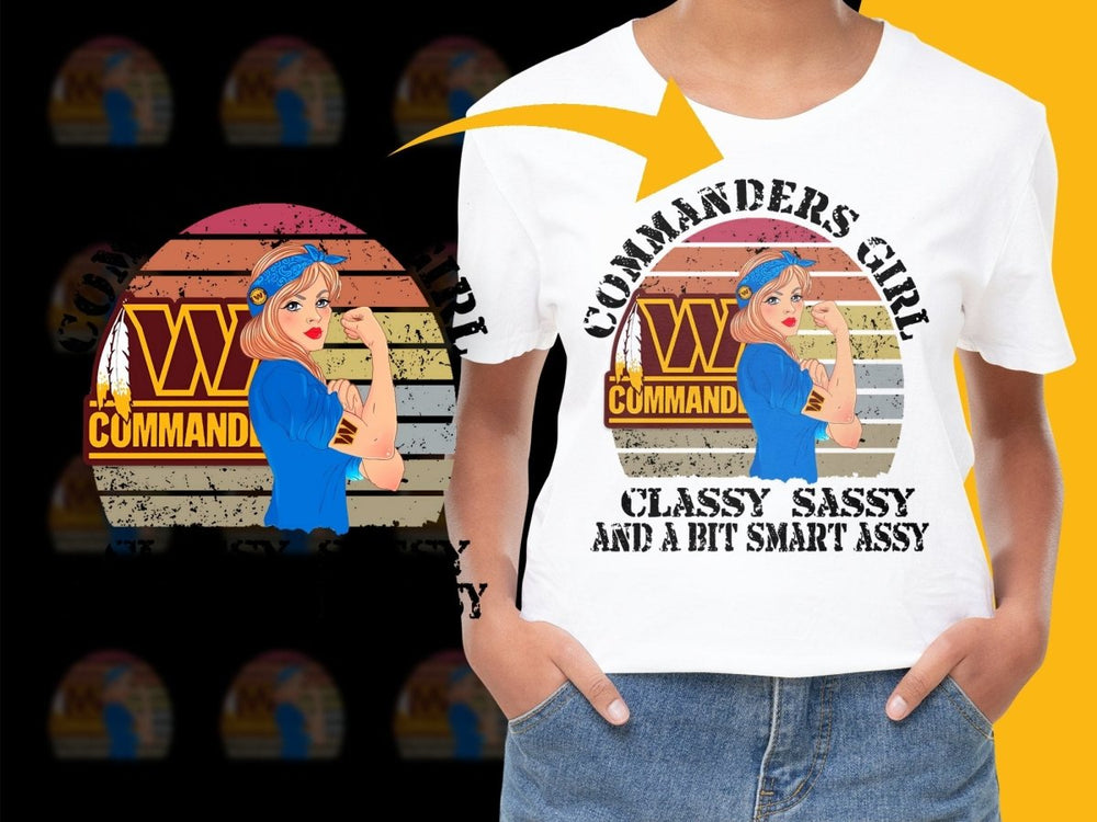 Commanders Girl Classy Sassy PNG File - Teepew