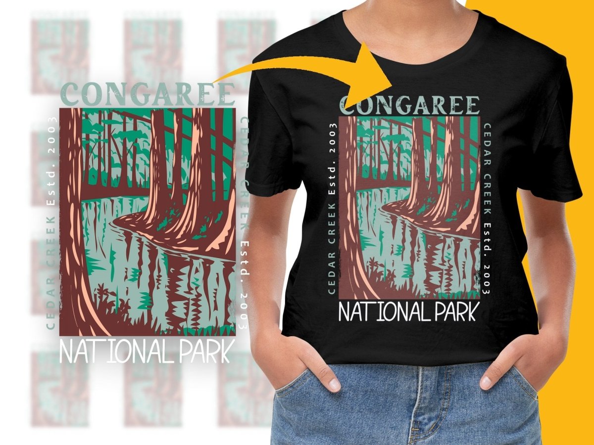 Congaree Cedar Creek Estd 2003 National Park PNG File - Teepew