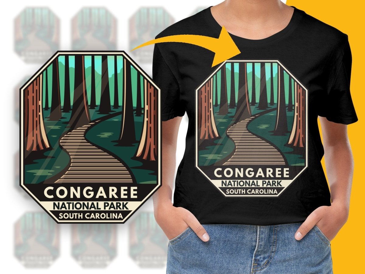 Congaree National Park South Carolina Graphic PNG File - Teepew