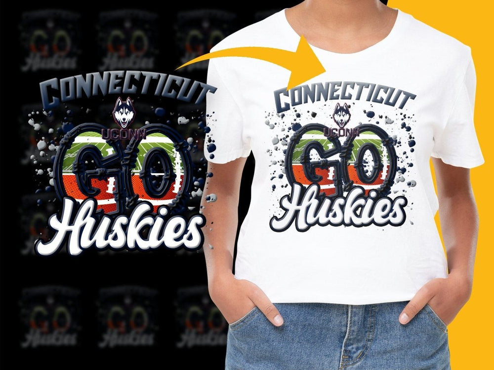 Connecticut Huskies NCAA College PNG File - Teepew