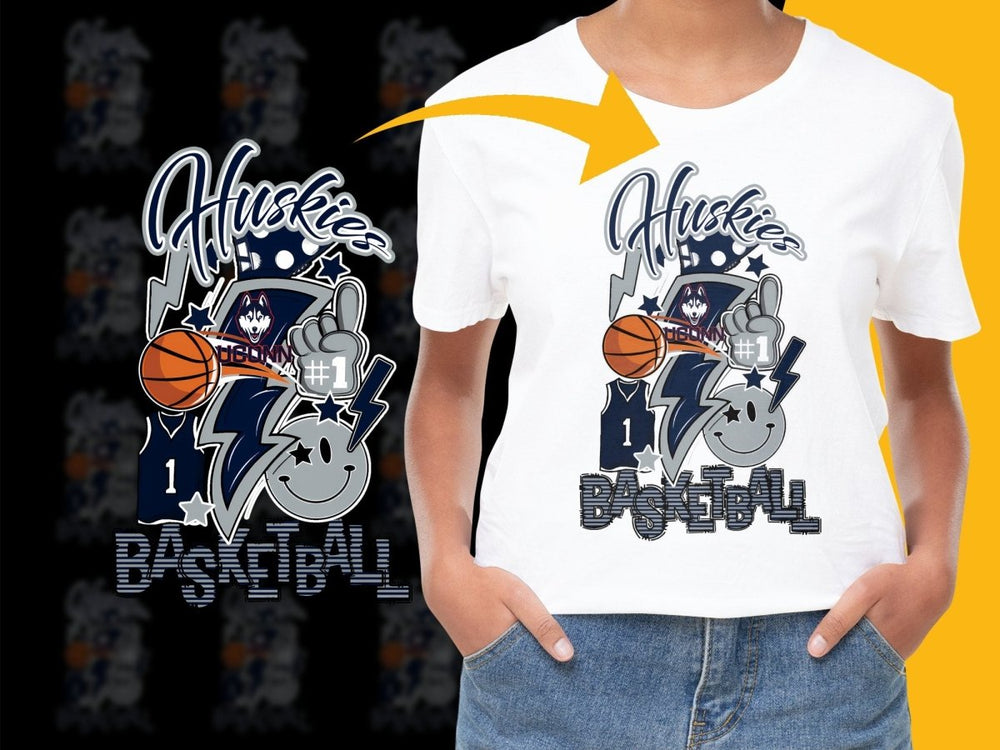 Connecticut Huskies NCAA College PNG File - Teepew