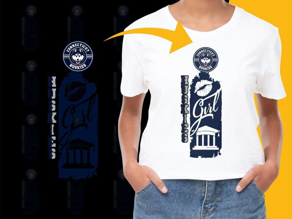 Connecticut Huskies NCAA College PNG File - Teepew
