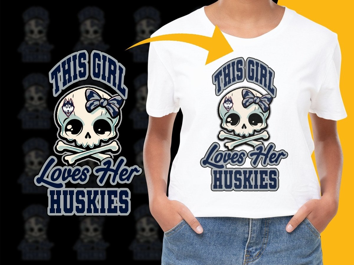 Connecticut Huskies NCAA College PNG File - Teepew